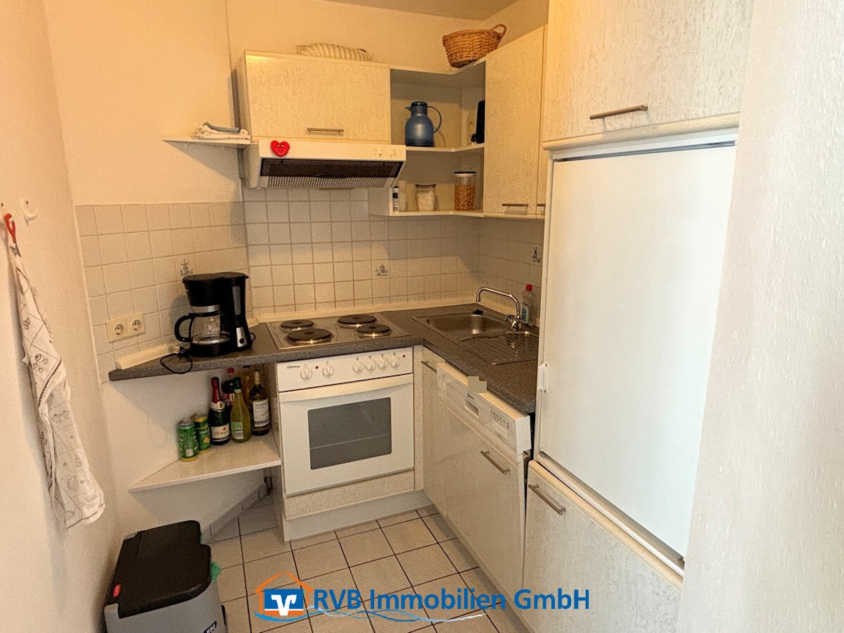 Küche mit Einbauküche