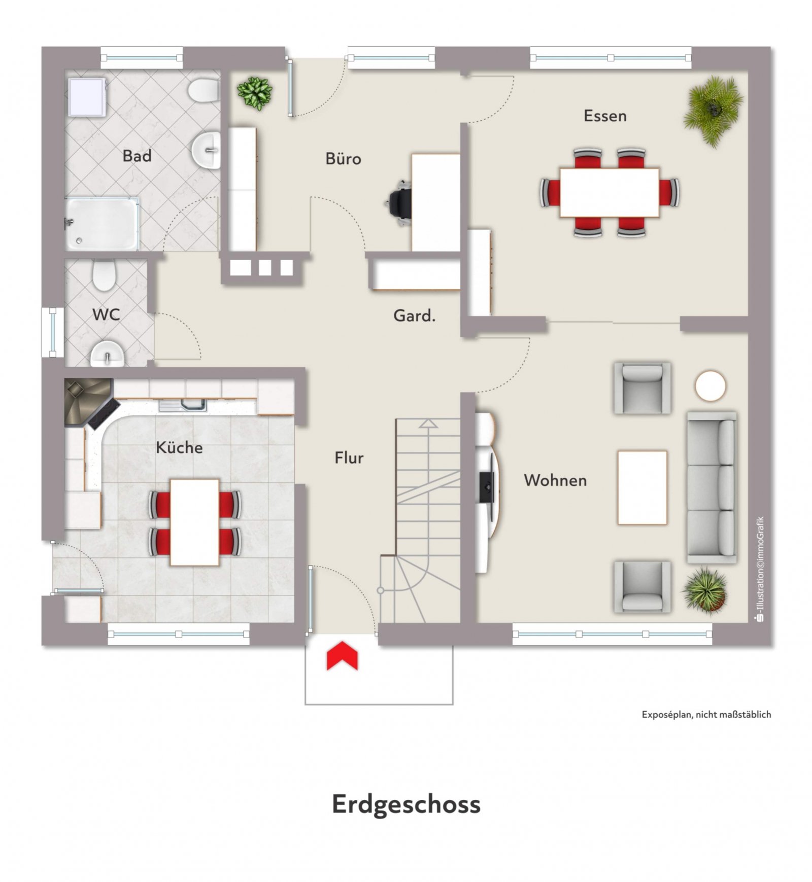 Grundriss Erdgeschoss