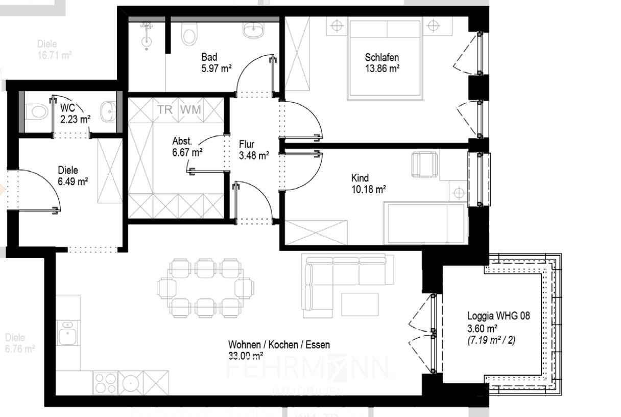 Grundriss WHG 8 Grundriss WHG 8