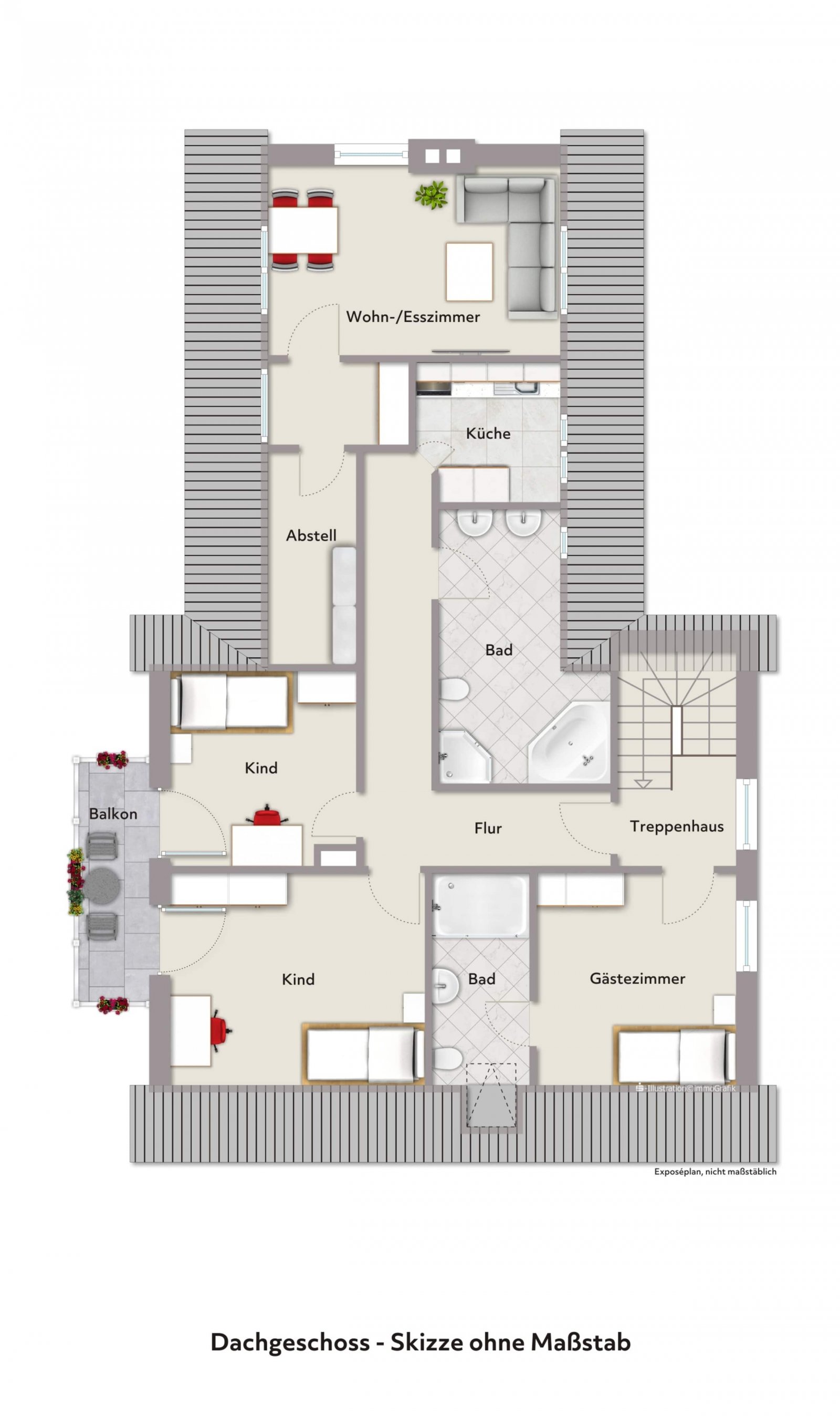 Grundriss Dachgeschoß Grundriss Dachgeschoß