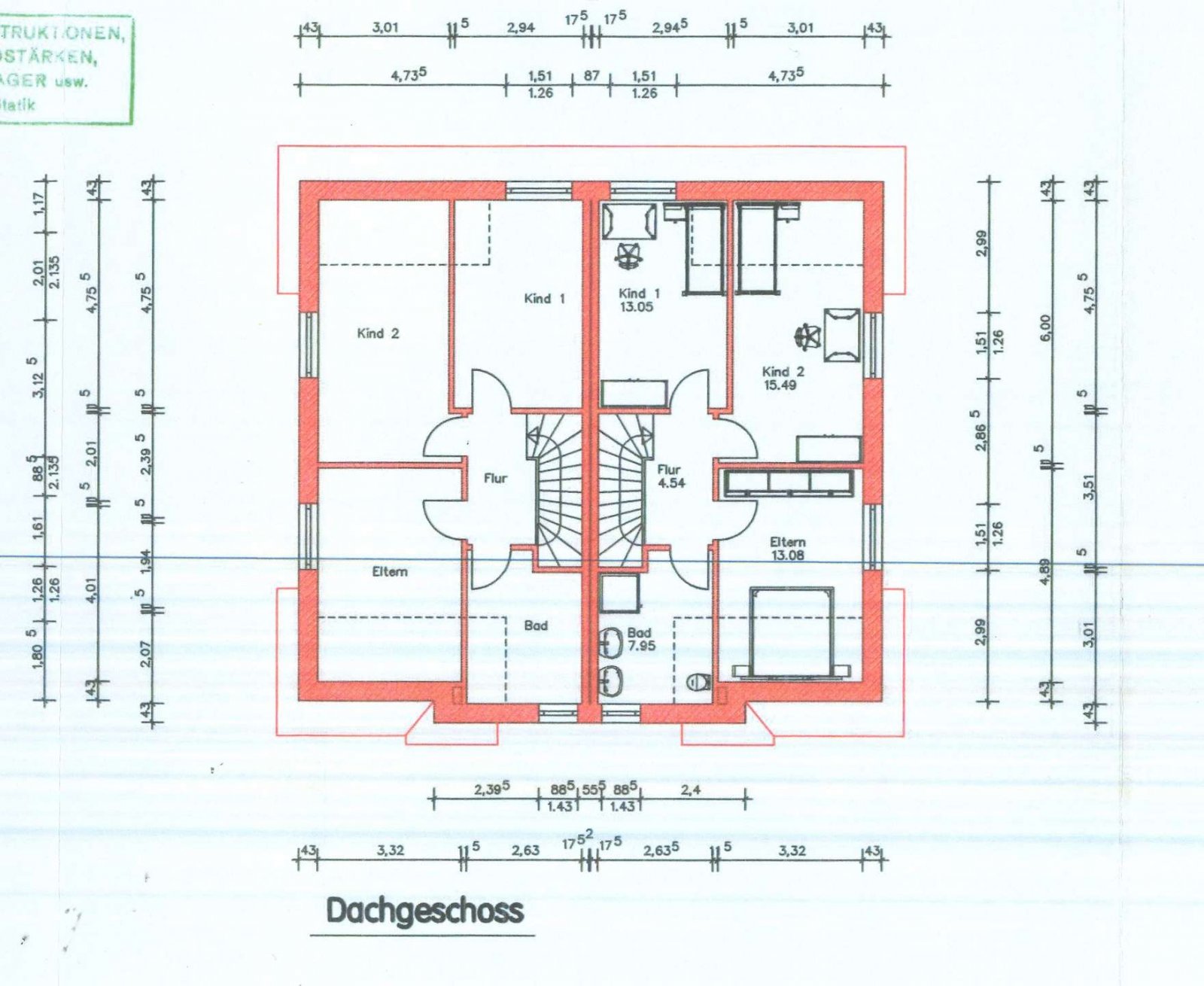 Grundriss DG Grundriss DG