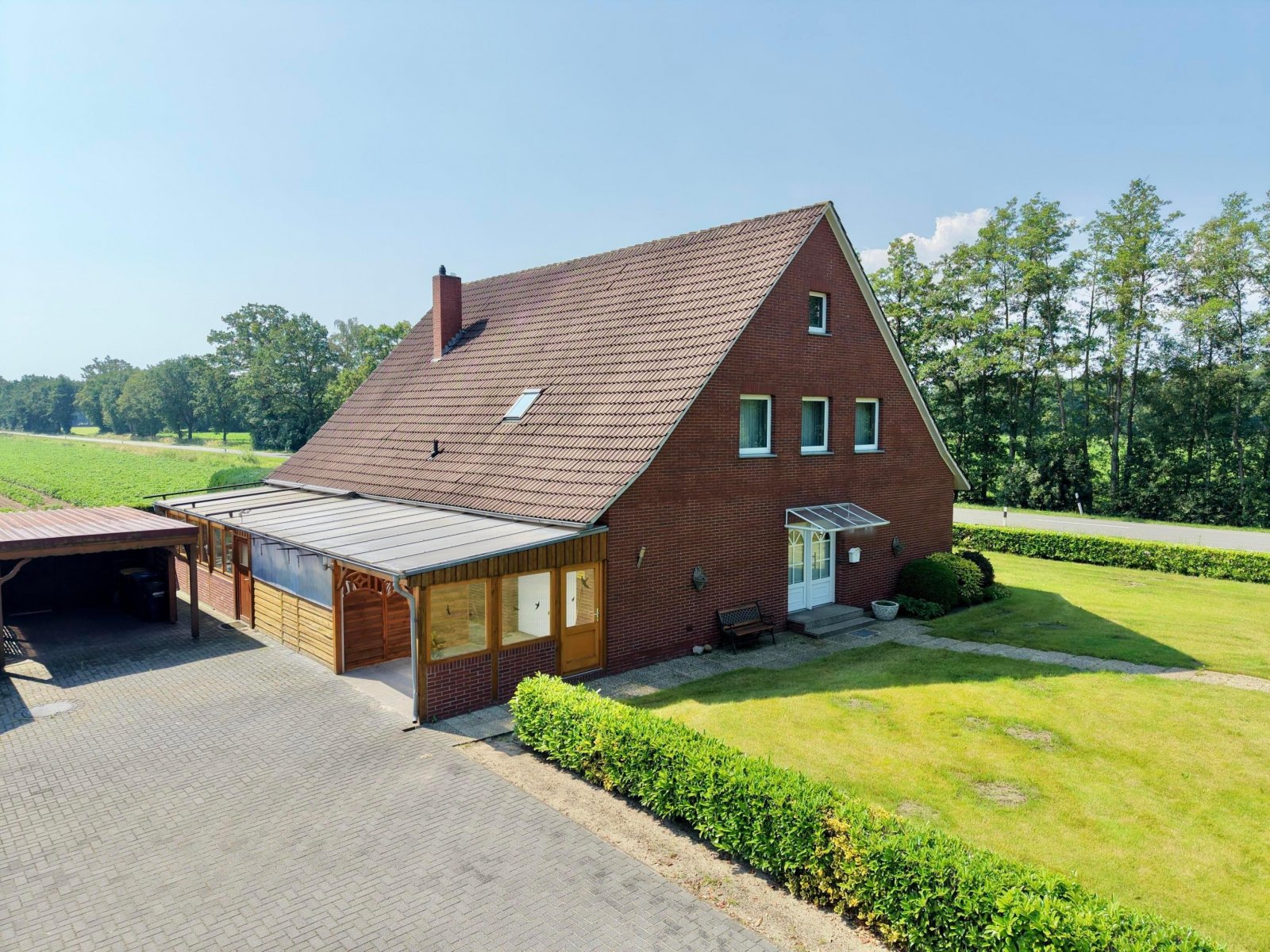 Luftbild Hauseingang