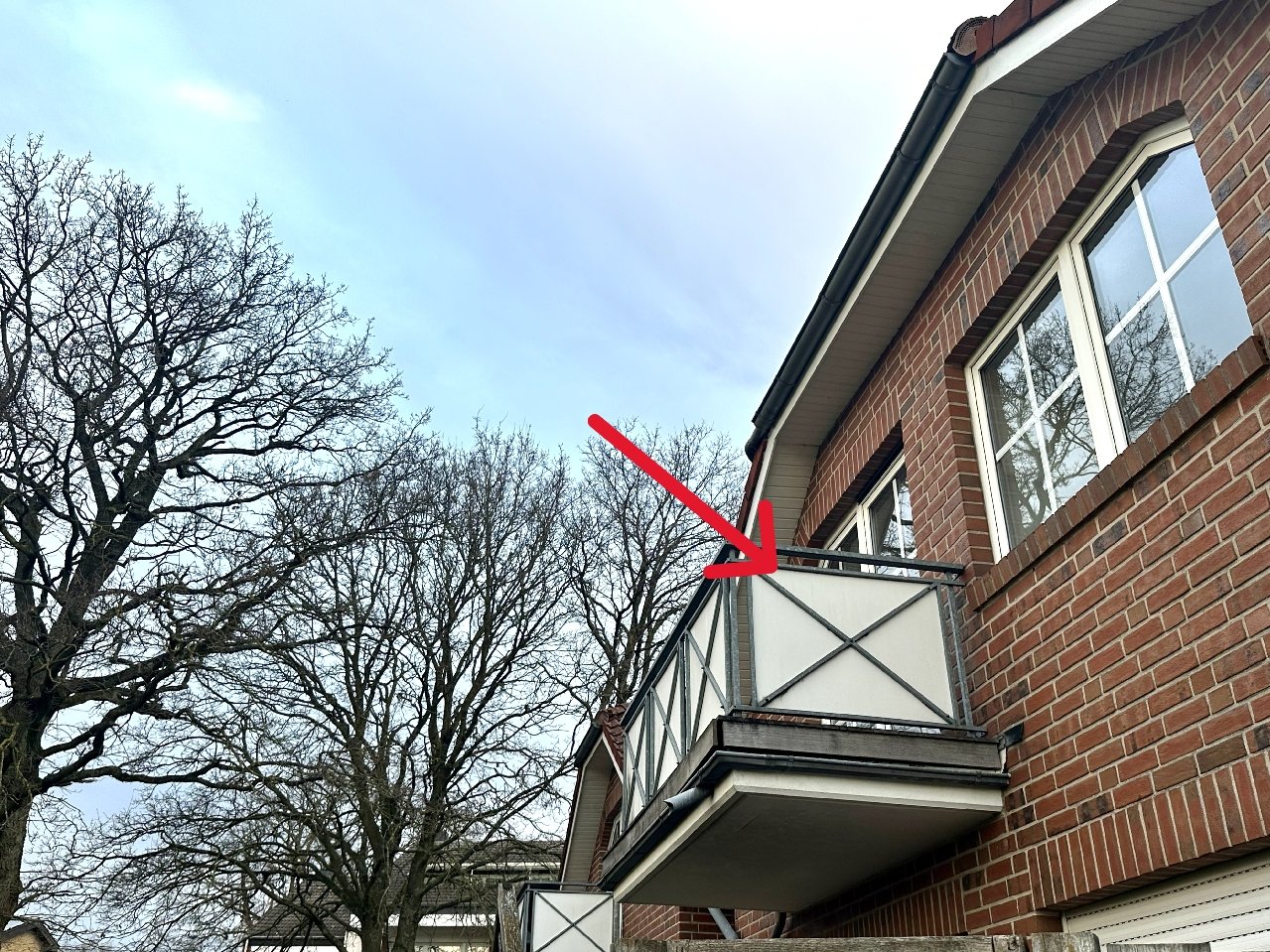 Balkon der Wohnung Balkon der Wohnung