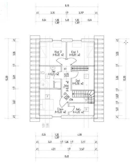 Grundriss Dachgeschoss