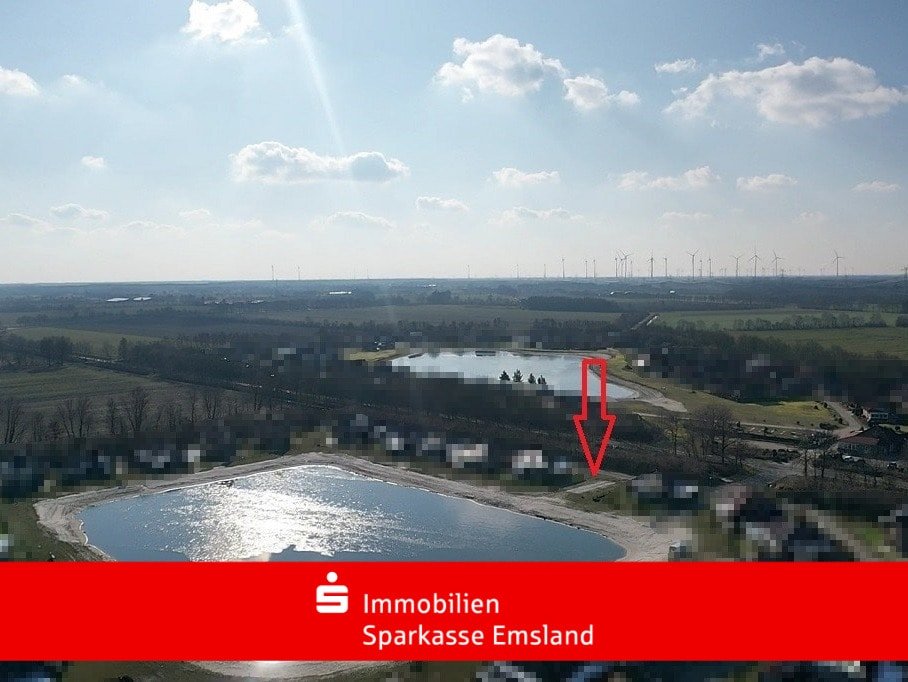 Walchum: Grundstück - neues Ferienhaus - Seeblick - Emsland - Nähe zur Nordsee, Schloss Dankern, Niederlande 