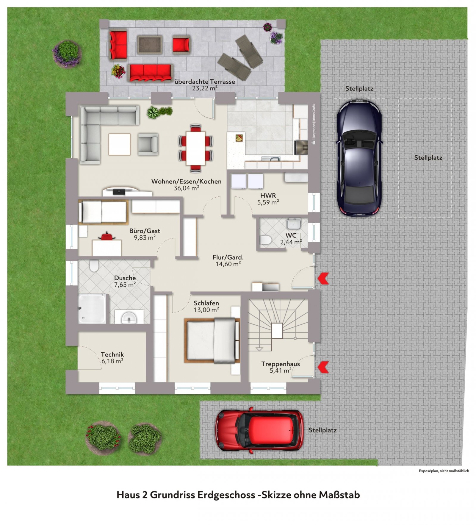 Grundriss Wohnung 24 B
