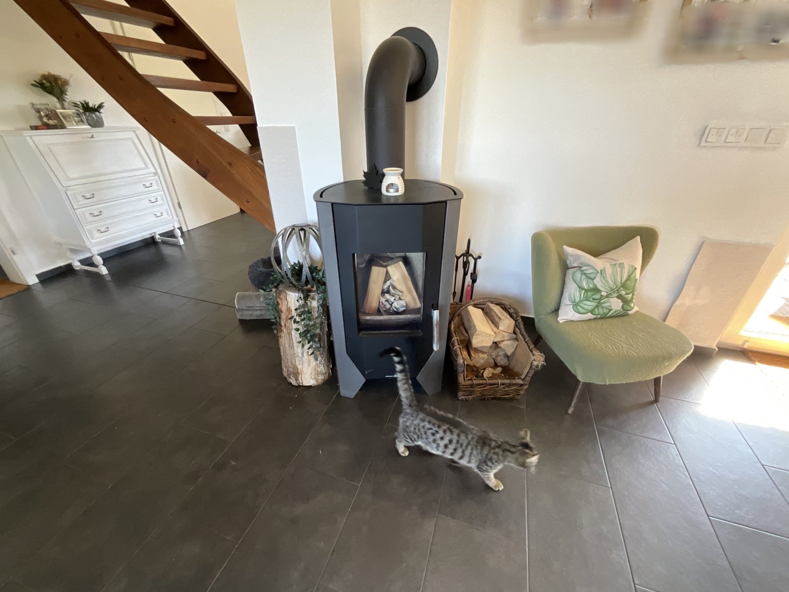 Kamin im Wohn / Esszimmer Kamin im Wohn / Esszimmer