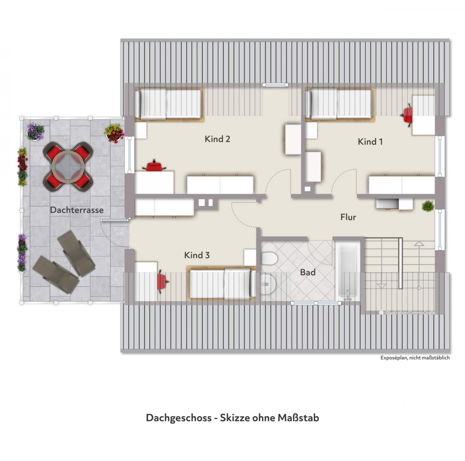 Grundriss Dachgeschoss