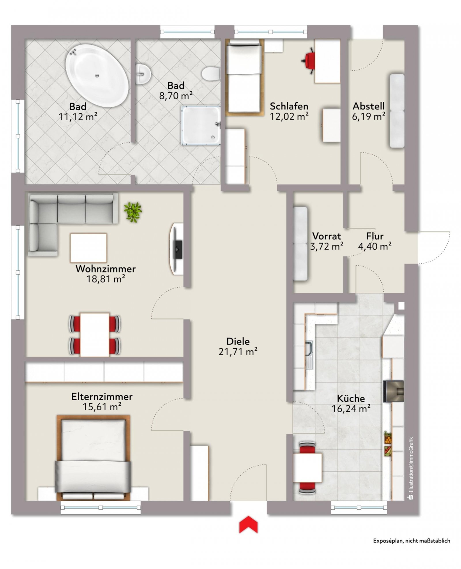 Grundriss Wohnhaus