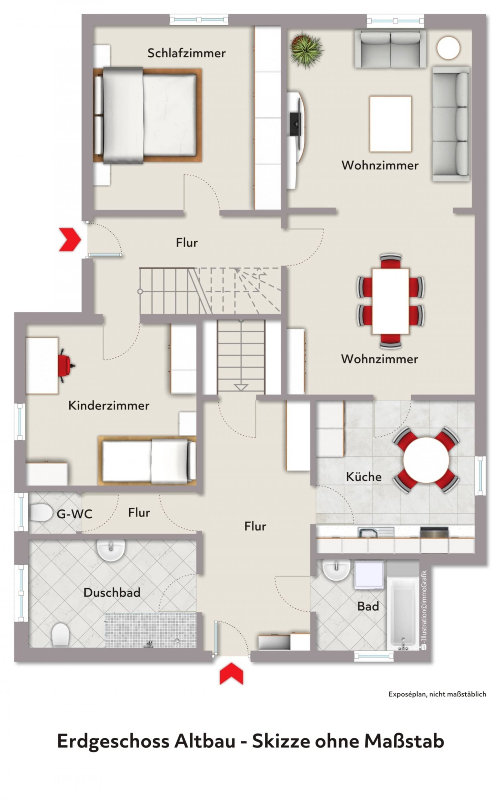 Grundriss Altbau Erdgeschoss Grundriss Altbau Erdgeschoss