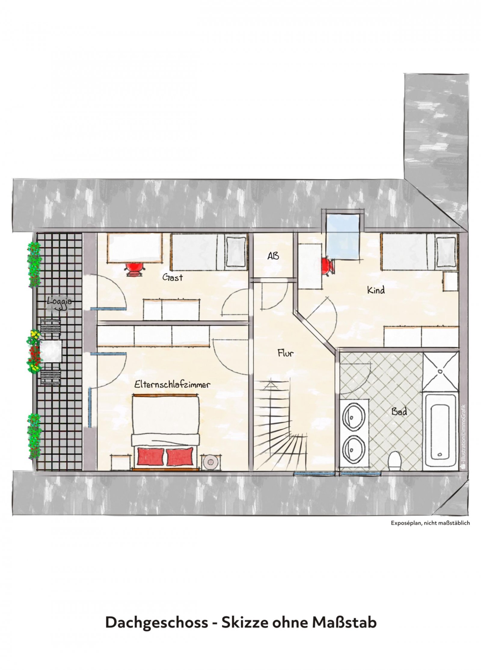 Grundriss Dachgeschoss Anbau Grundriss Dachgeschoss Anbau