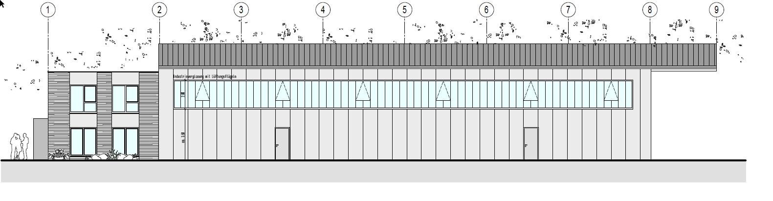 Neuenhaus: Gewerbehalle im Gewerbegebiet 