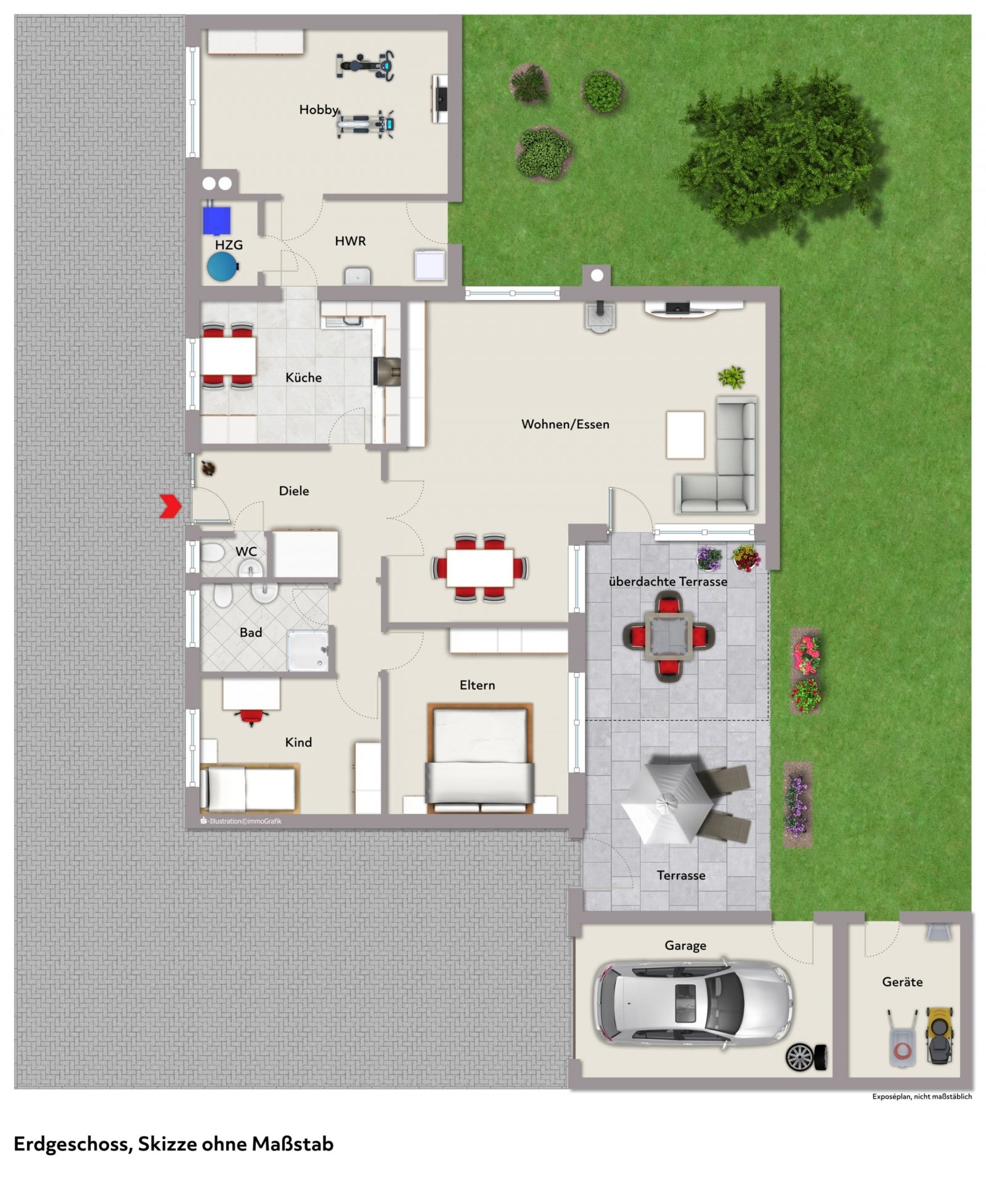 Grundriss Erdgeschoss Grundriss Erdgeschoss