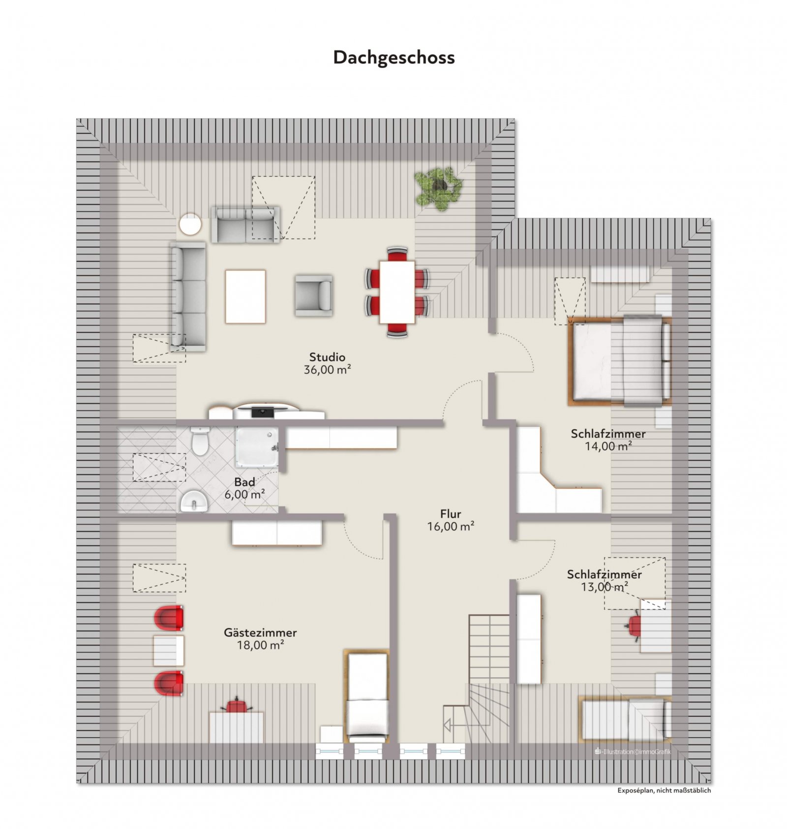 Grundriss Dachgeschoss