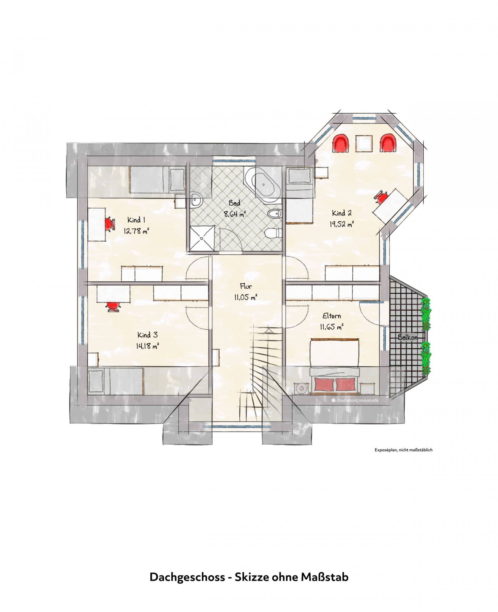 Grundriss Dachgeschoss Grundriss Dachgeschoss