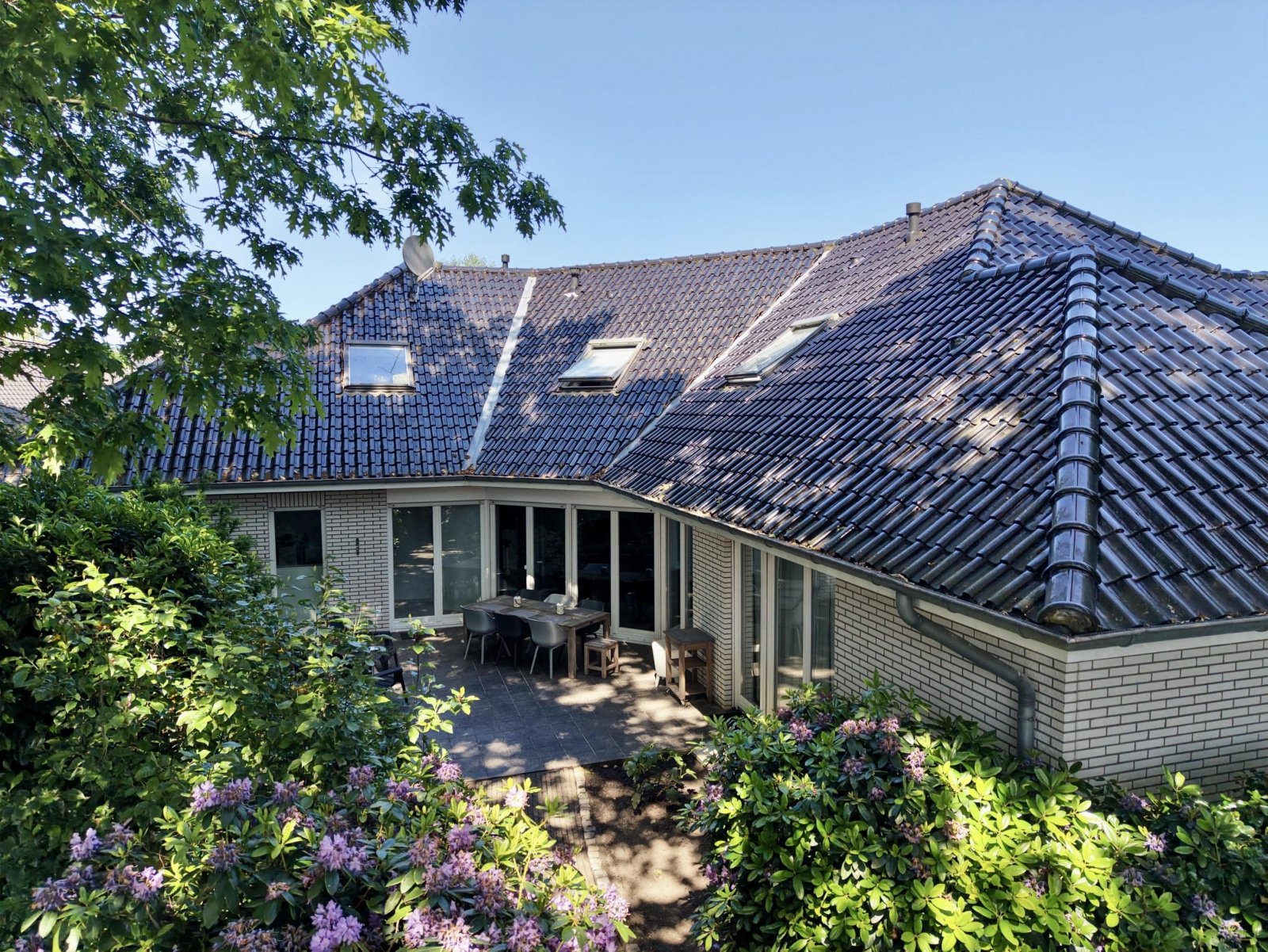 Rückansicht von oben