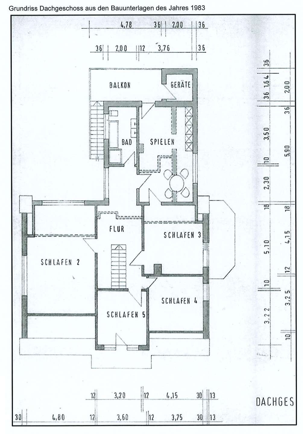 Grundriss DG Grundriss DG