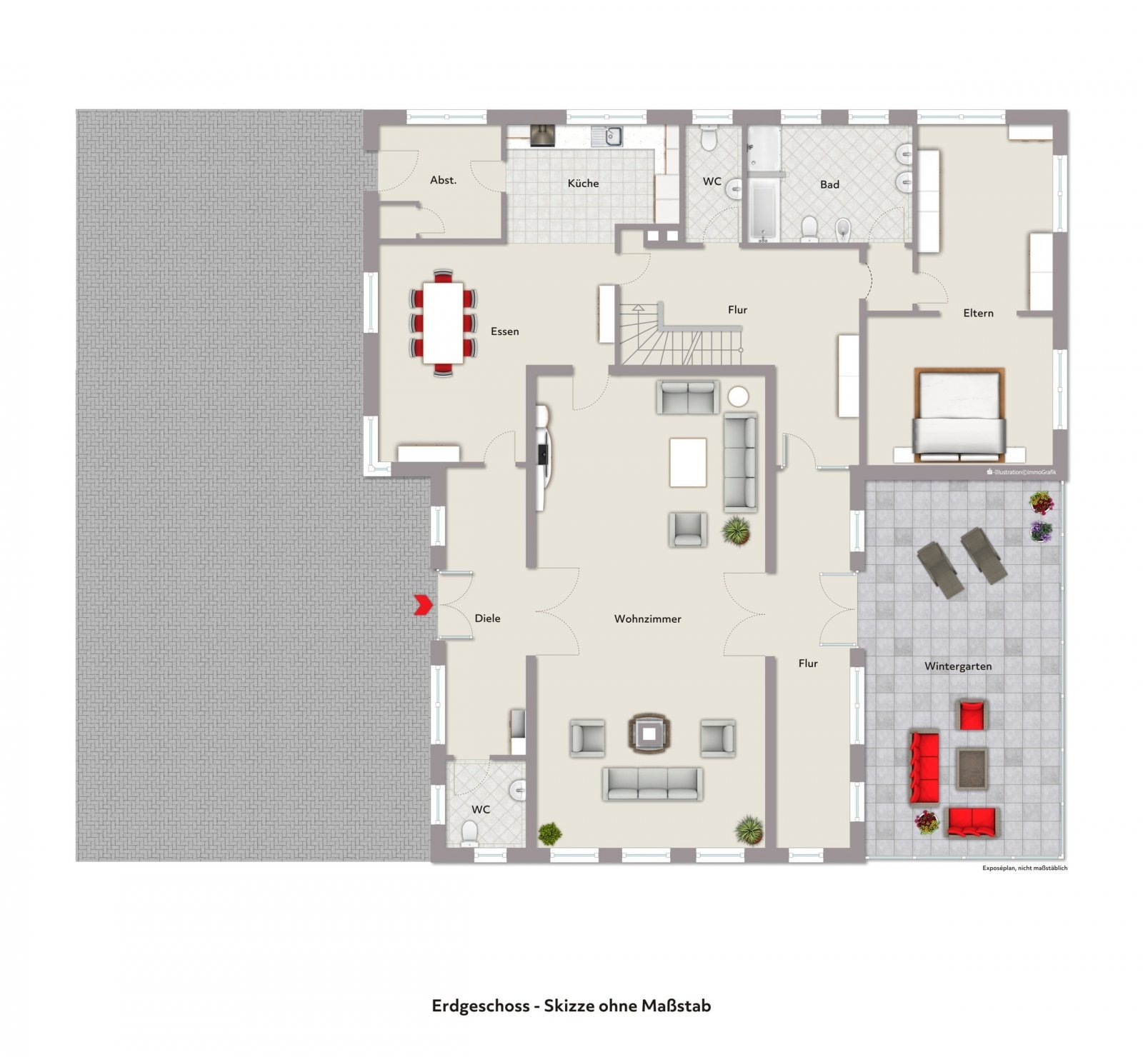 Grundriss Erdgeschoss Grundriss Erdgeschoss