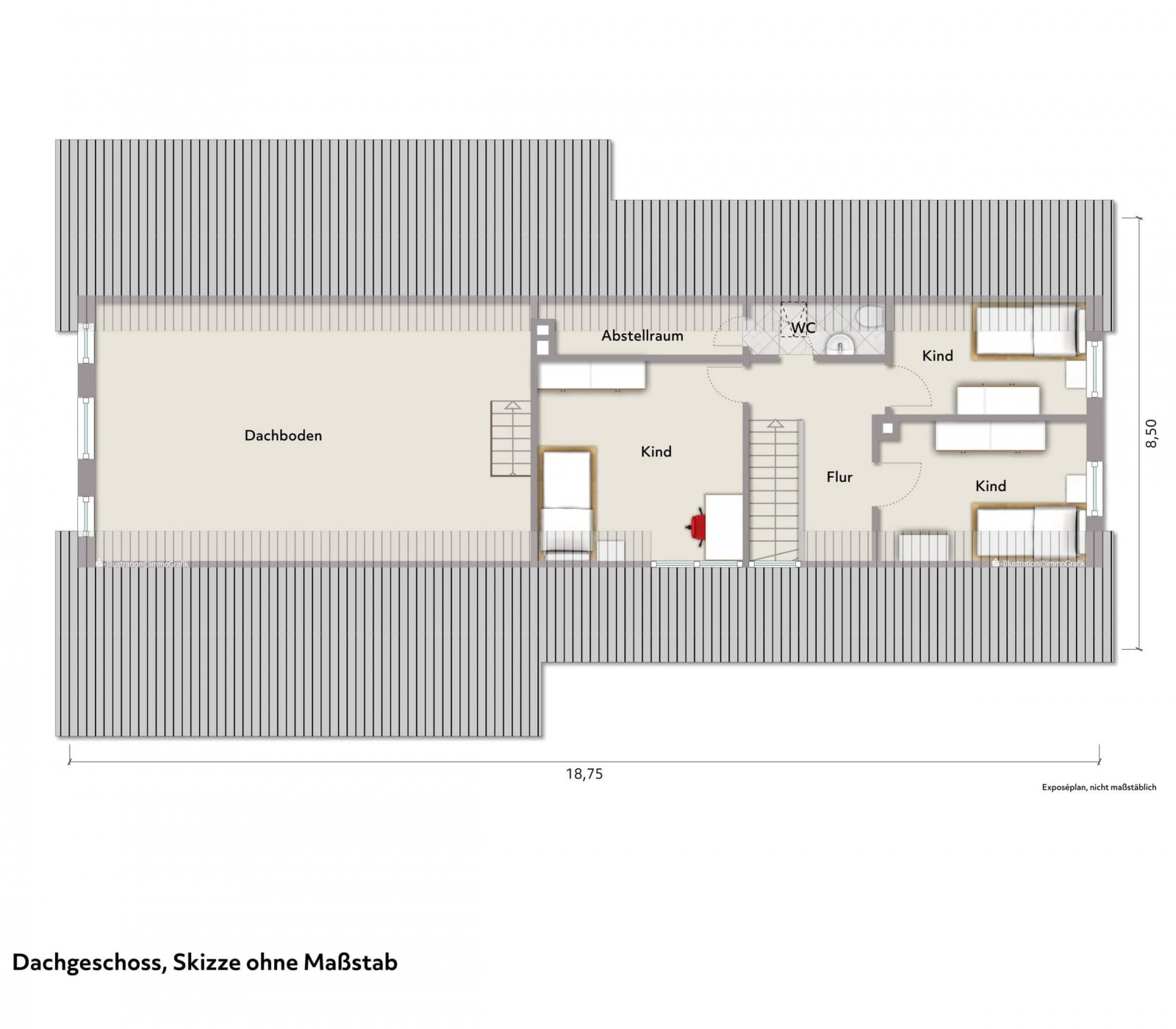 Grundriss Dachgeschoss