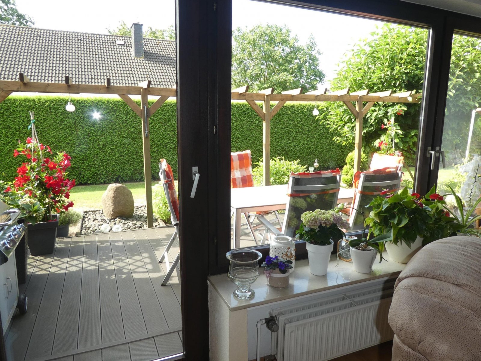 Blick auf Terrasse Blick auf Terrasse