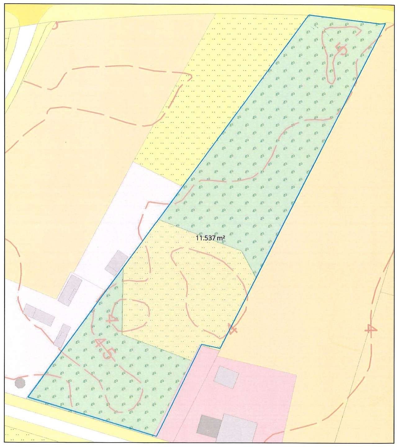 Rhede (Ems): Forstwirtschaftliche Fläche in Grenznähe – 11.537 m² in Rhede (Ems) Rhede (Ems): Forstwirtschaftliche Fläche in Grenznähe – 11.537 m² in Rhede (Ems)