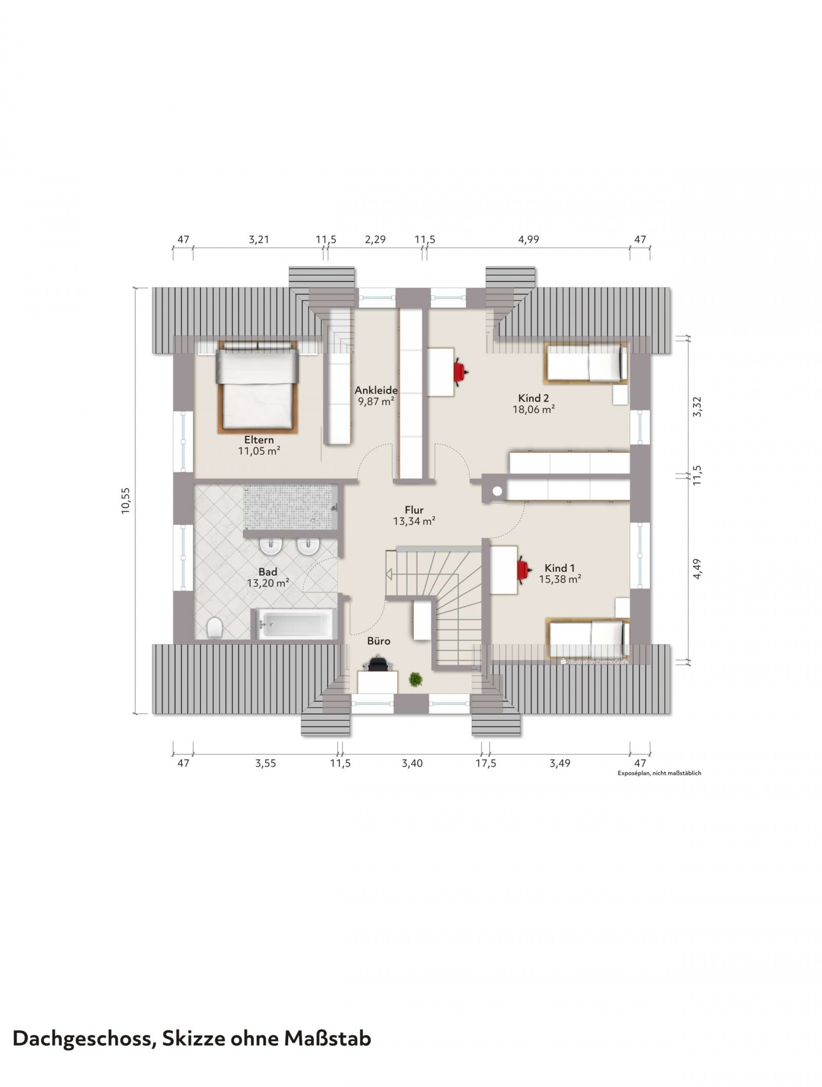 Grundriss Dachgeschoss Grundriss Dachgeschoss
