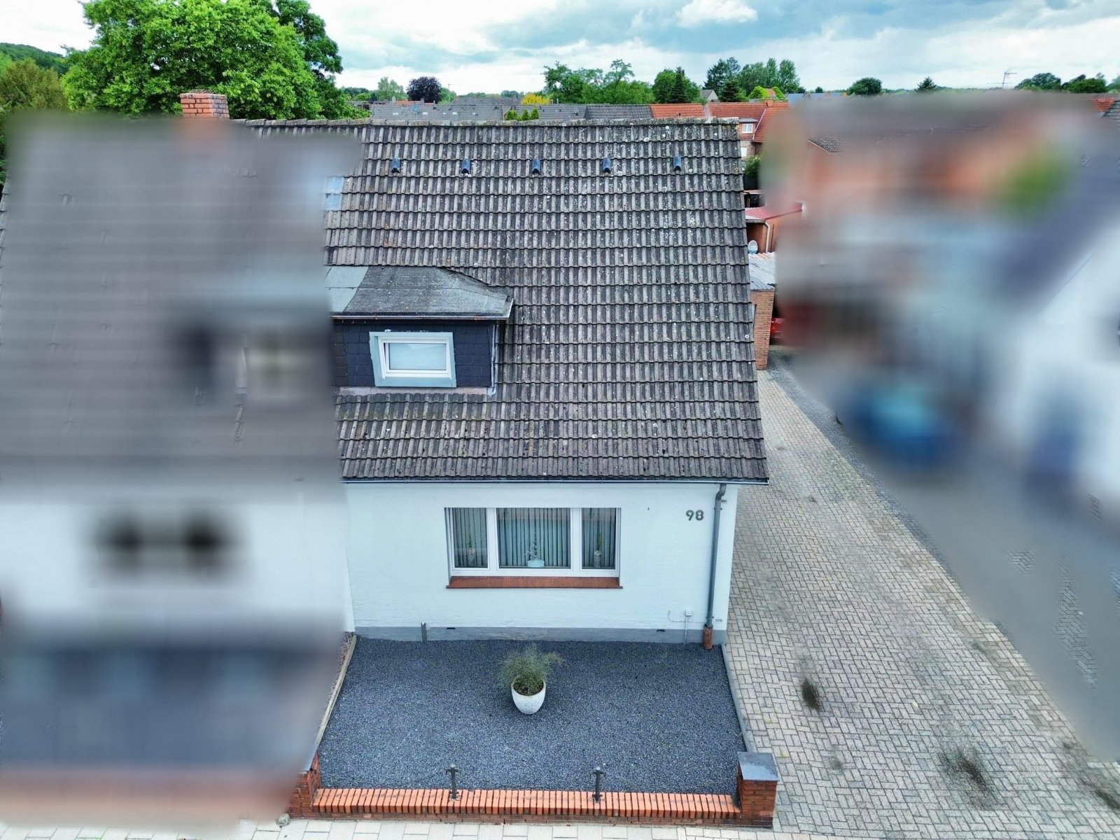 Luftbild, Straßenansicht Luftbild, Straßenansicht
