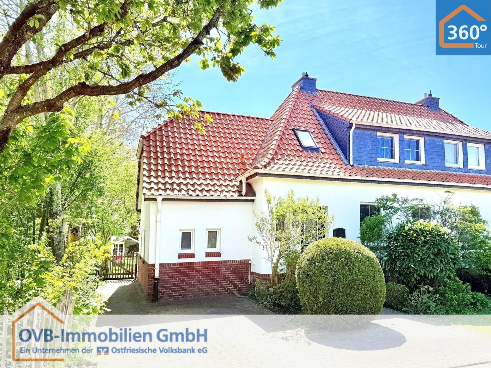 Krummhörn: Wohnen nahe Hafen & Ortskern – gepflegte Doppelhaushälfte mit Garten Krummhörn: Wohnen nahe Hafen & Ortskern – gepflegte Doppelhaushälfte mit Garten
