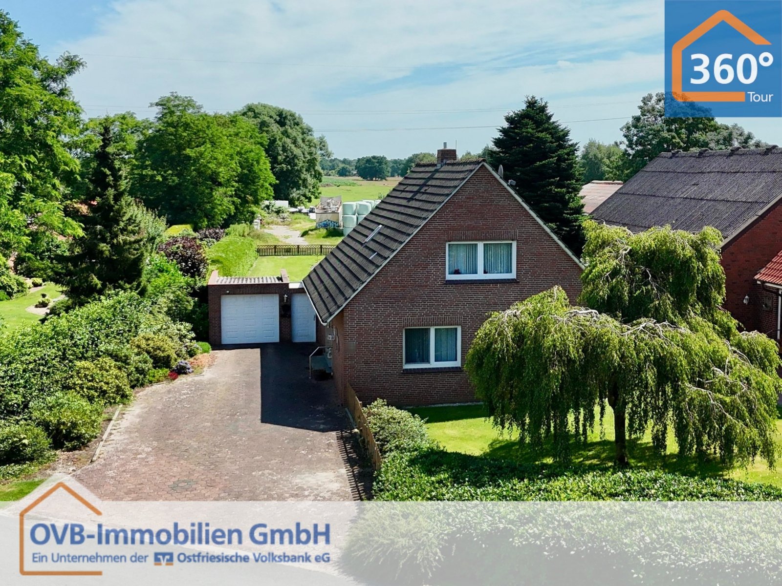 Moormerland: Einfamilienhaus mit Garage in Veenhusen Moormerland: Einfamilienhaus mit Garage in Veenhusen