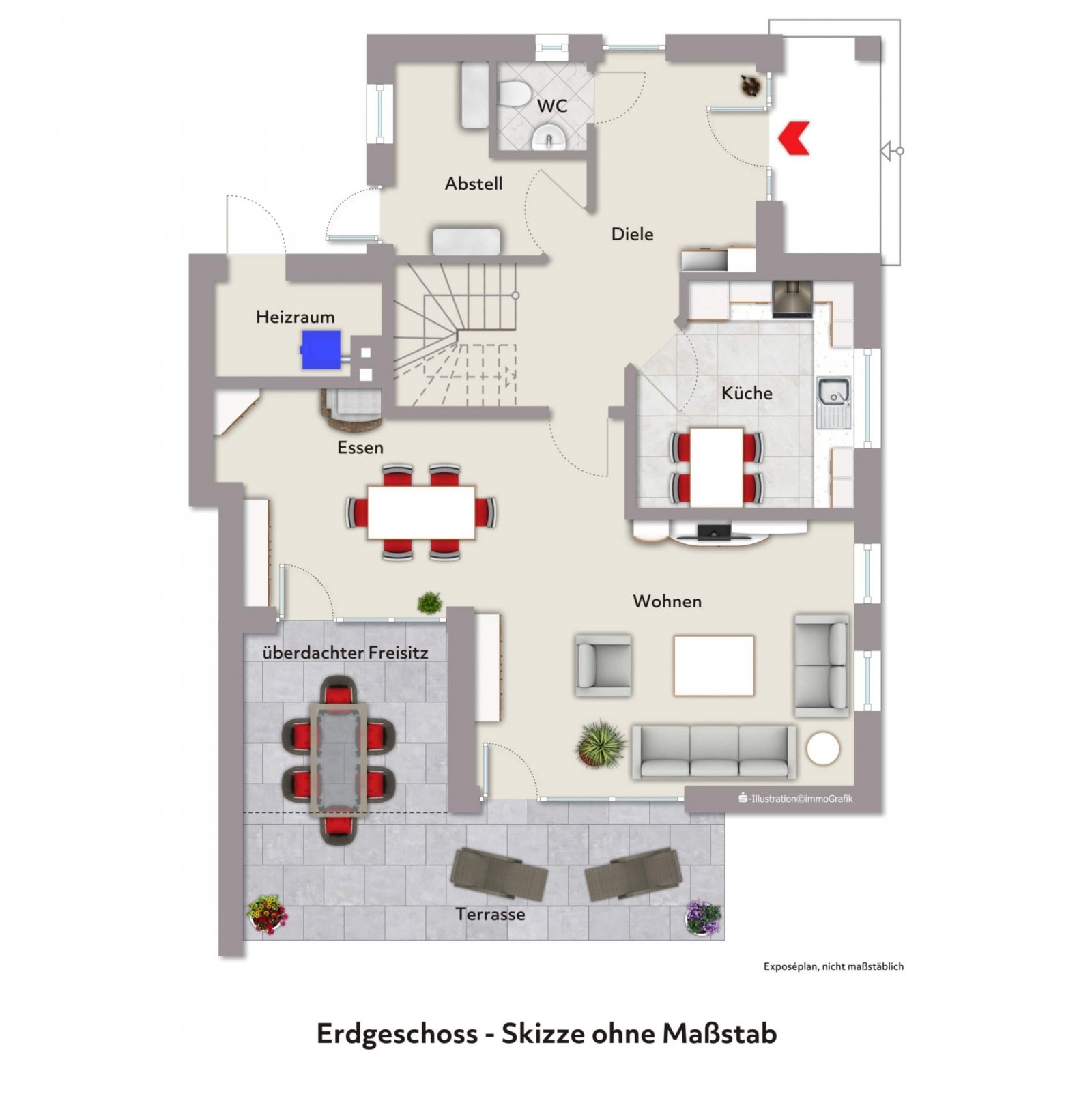 Grundriss Erdgeschoß