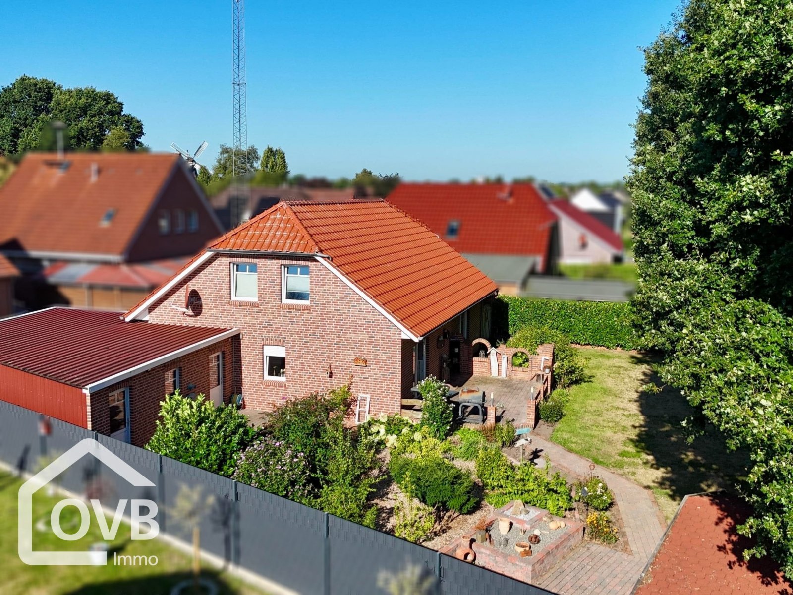 Drohnenaufnahme Seitenansicht Drohnenaufnahme Seitenansicht
