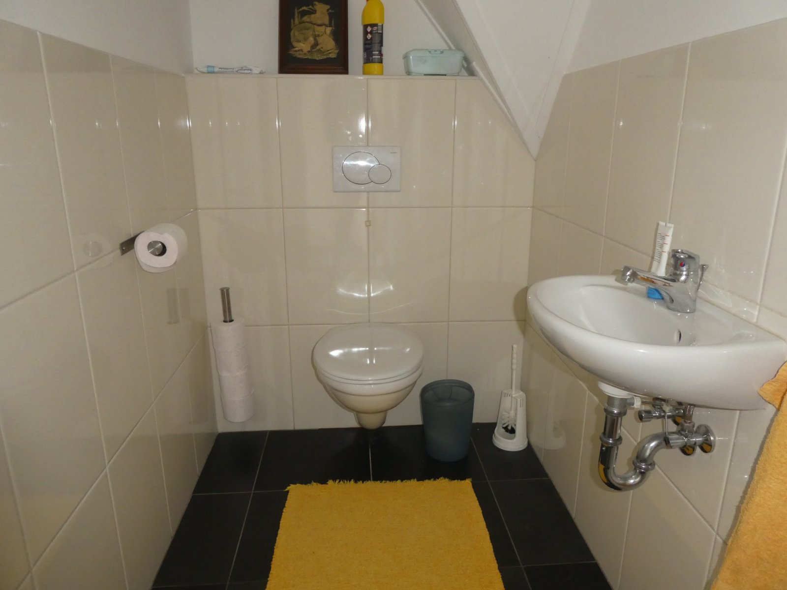 Separates WC im Dachgeschoss Separates WC im Dachgeschoss