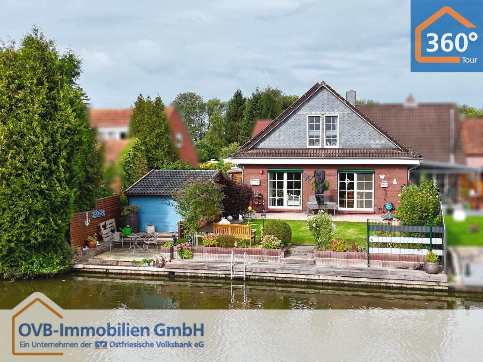 Hinte: Einziehen & wohlfühlen – gepflegtes Wohnhaus mit Traumgarten und Wasserzugang Hinte: Einziehen & wohlfühlen – gepflegtes Wohnhaus mit Traumgarten und Wasserzugang