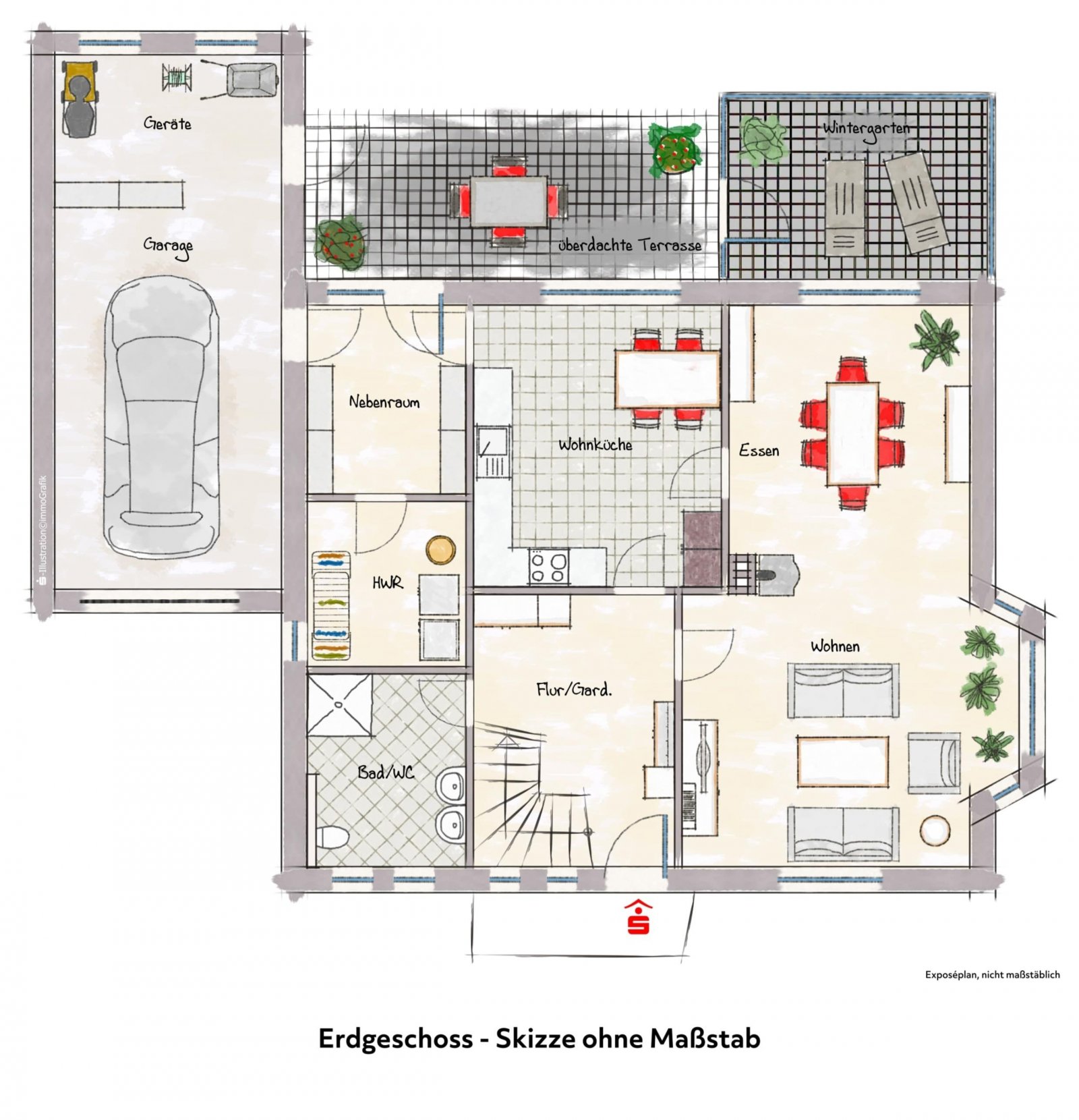 Grundriss Erdgeschoss 