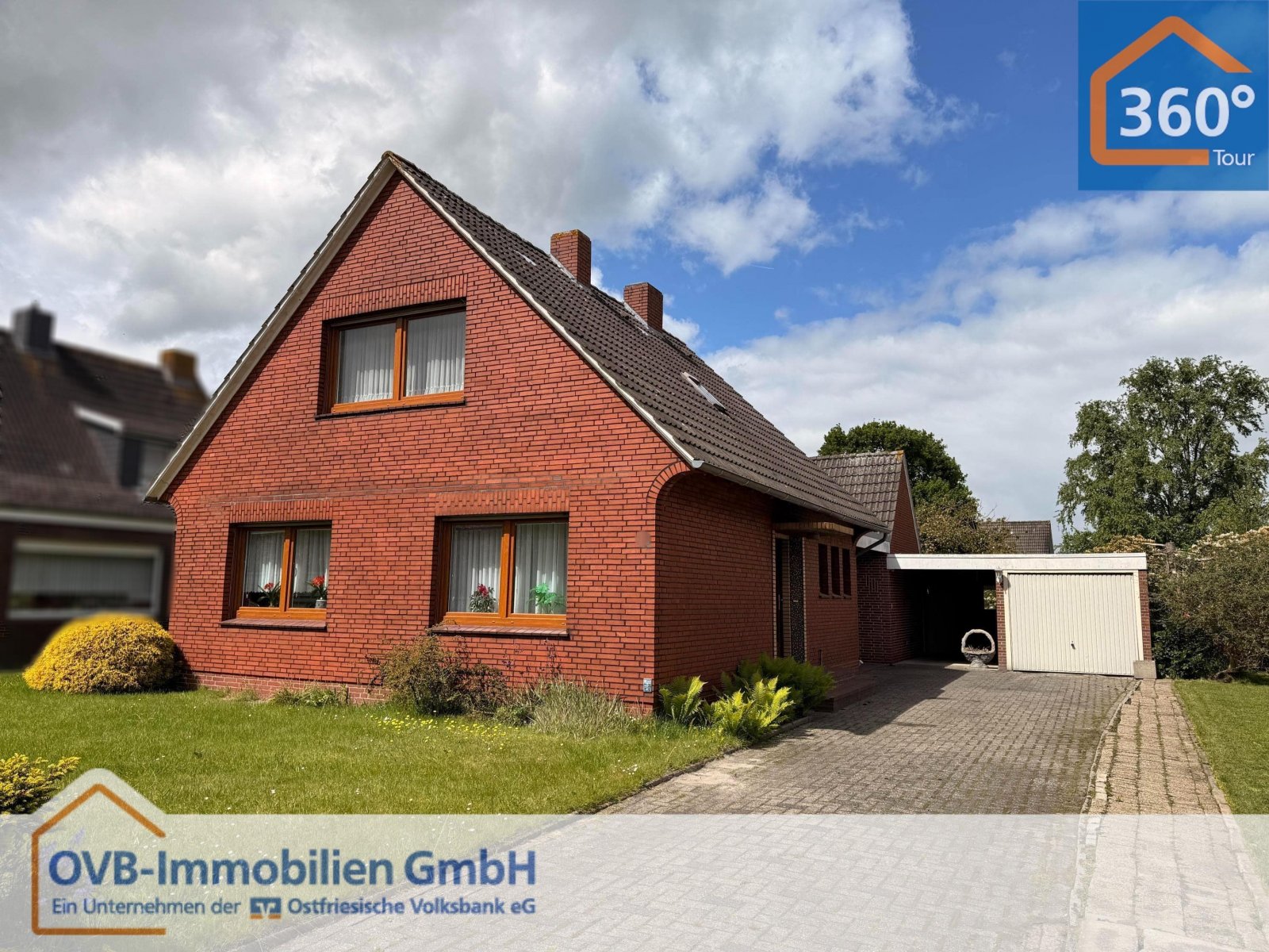 Jemgum: Einfamilienhaus mit großzügigem Grundstück und Garage Jemgum: Einfamilienhaus mit großzügigem Grundstück und Garage