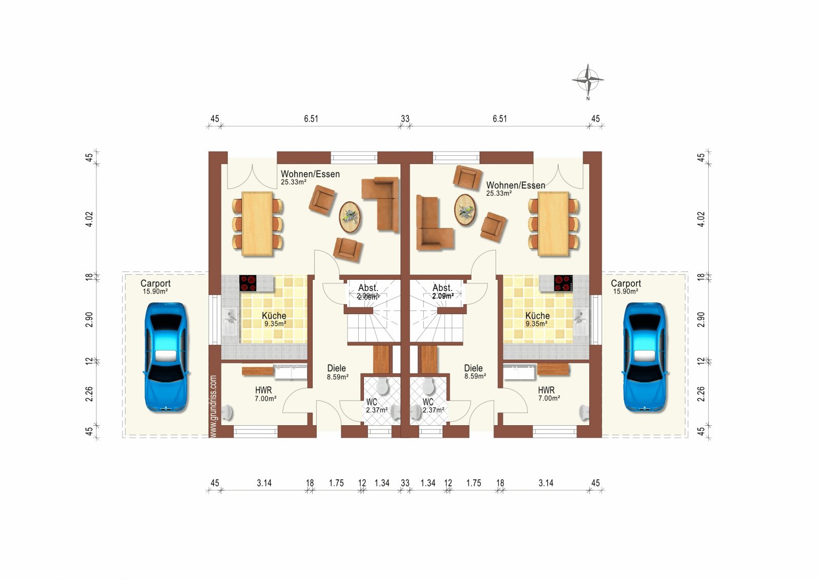 Grundriss EG Grundriss EG