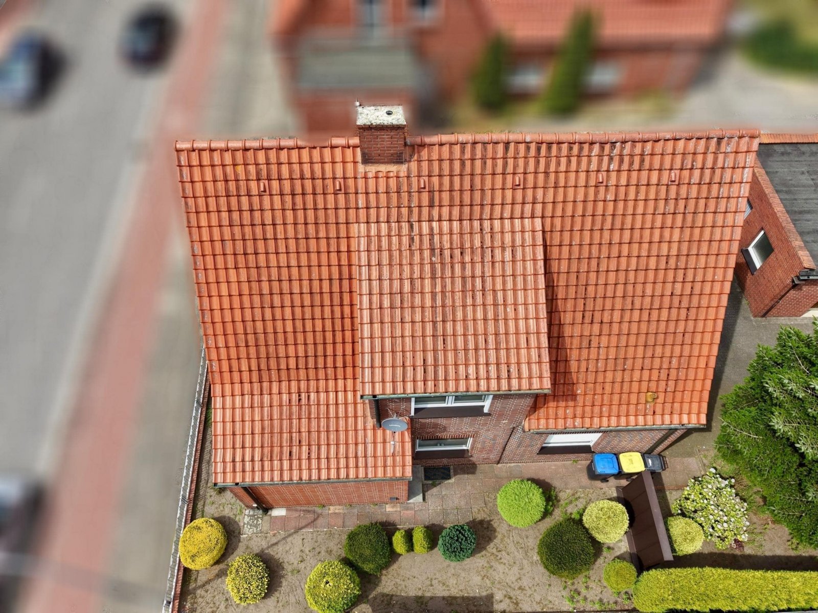 Seitenansicht von oben Seitenansicht von oben