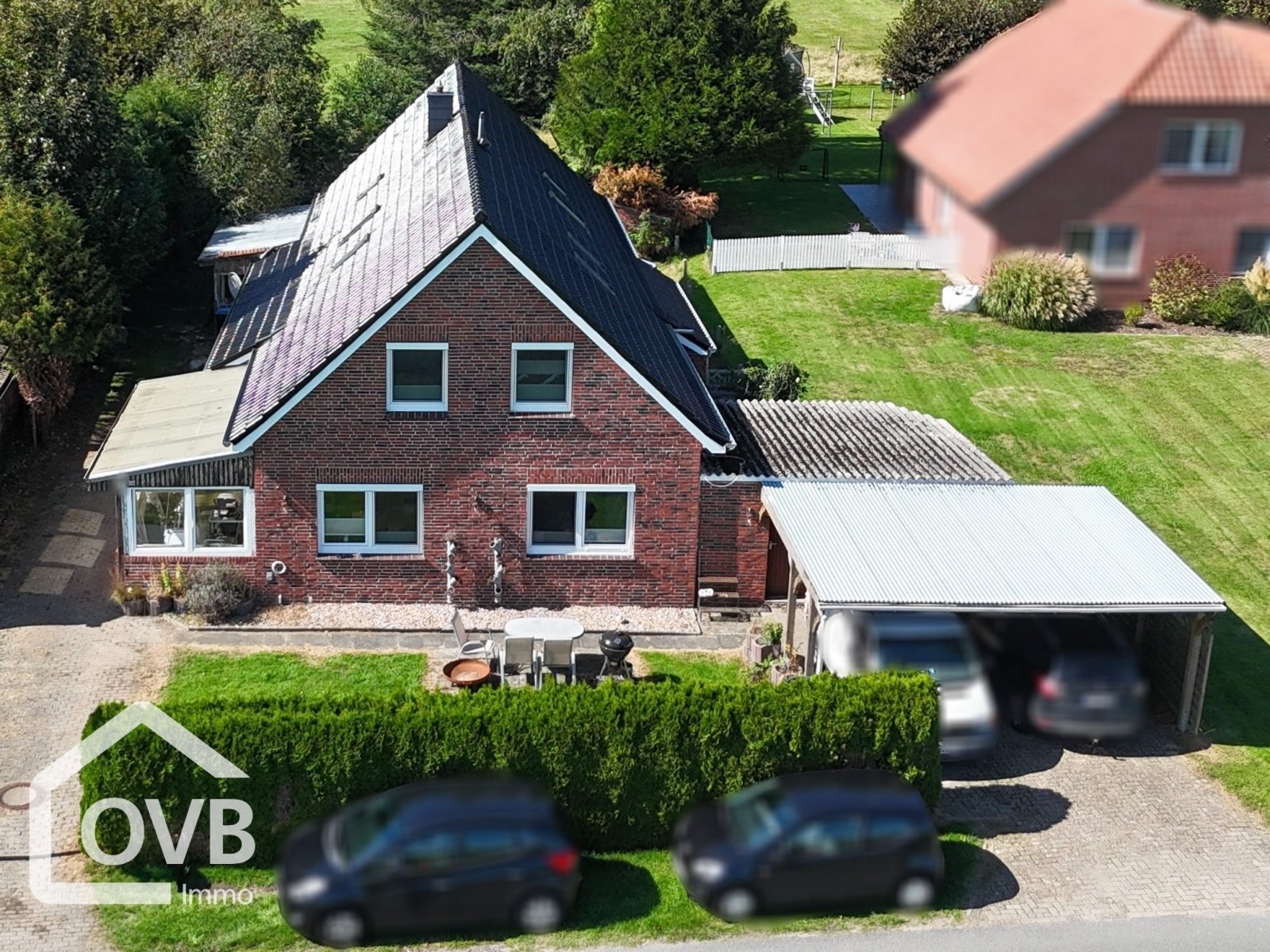 Drohnenansicht/Straßenansicht