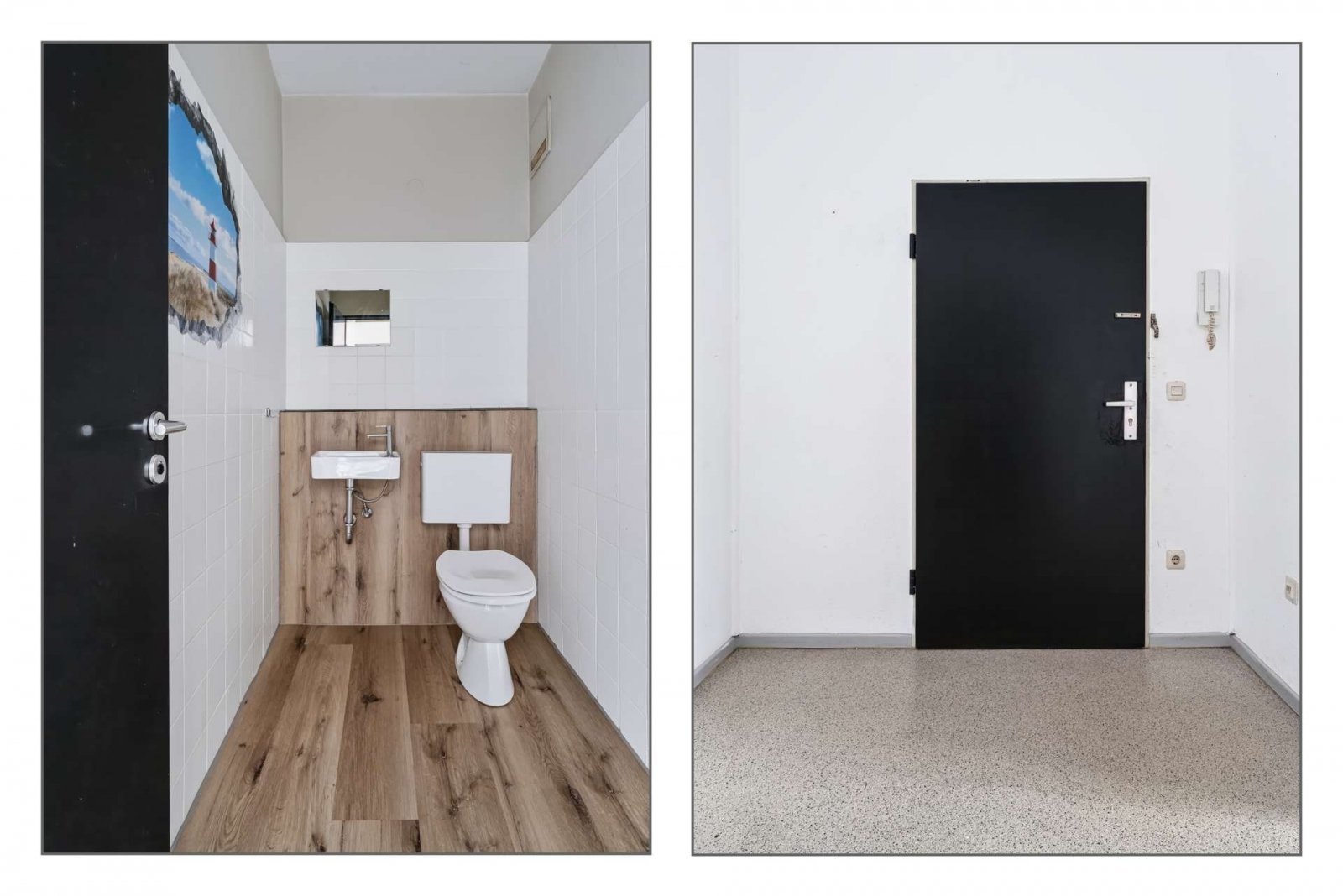 Gäste-WC und Eingang Gäste-WC und Eingang