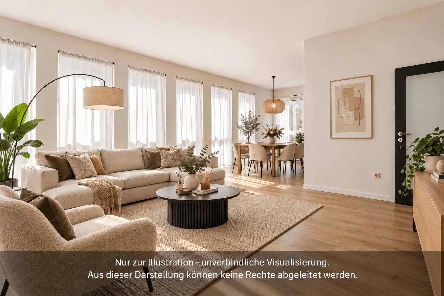 Wohnzimmer Idee - KI generiert Wohnzimmer Idee - KI generiert