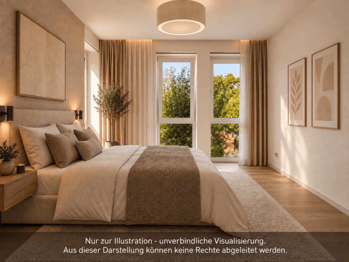 Schlafzimmer 1 Idee - KI generiert Schlafzimmer 1 Idee - KI generiert