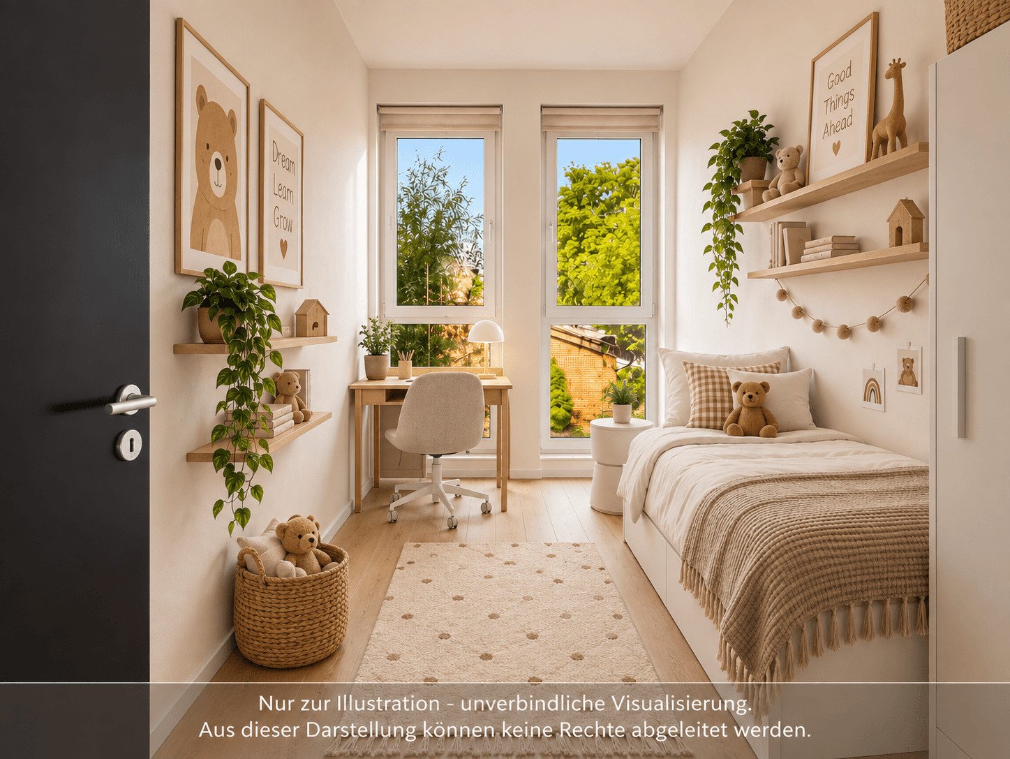 Schlafzimmer 2 Idee - KI generiert Schlafzimmer 2 Idee - KI generiert