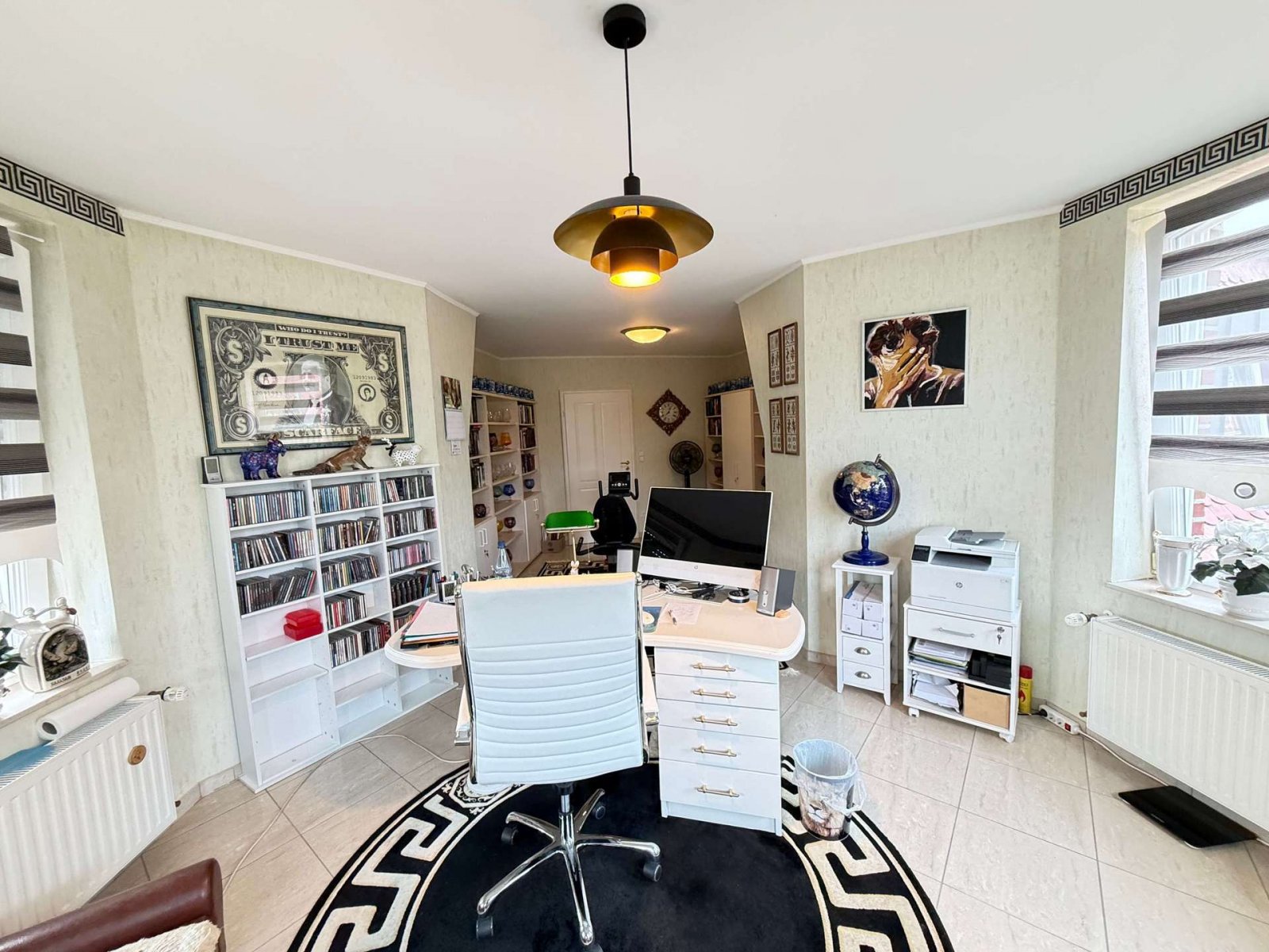 Erkerzimmer Büro