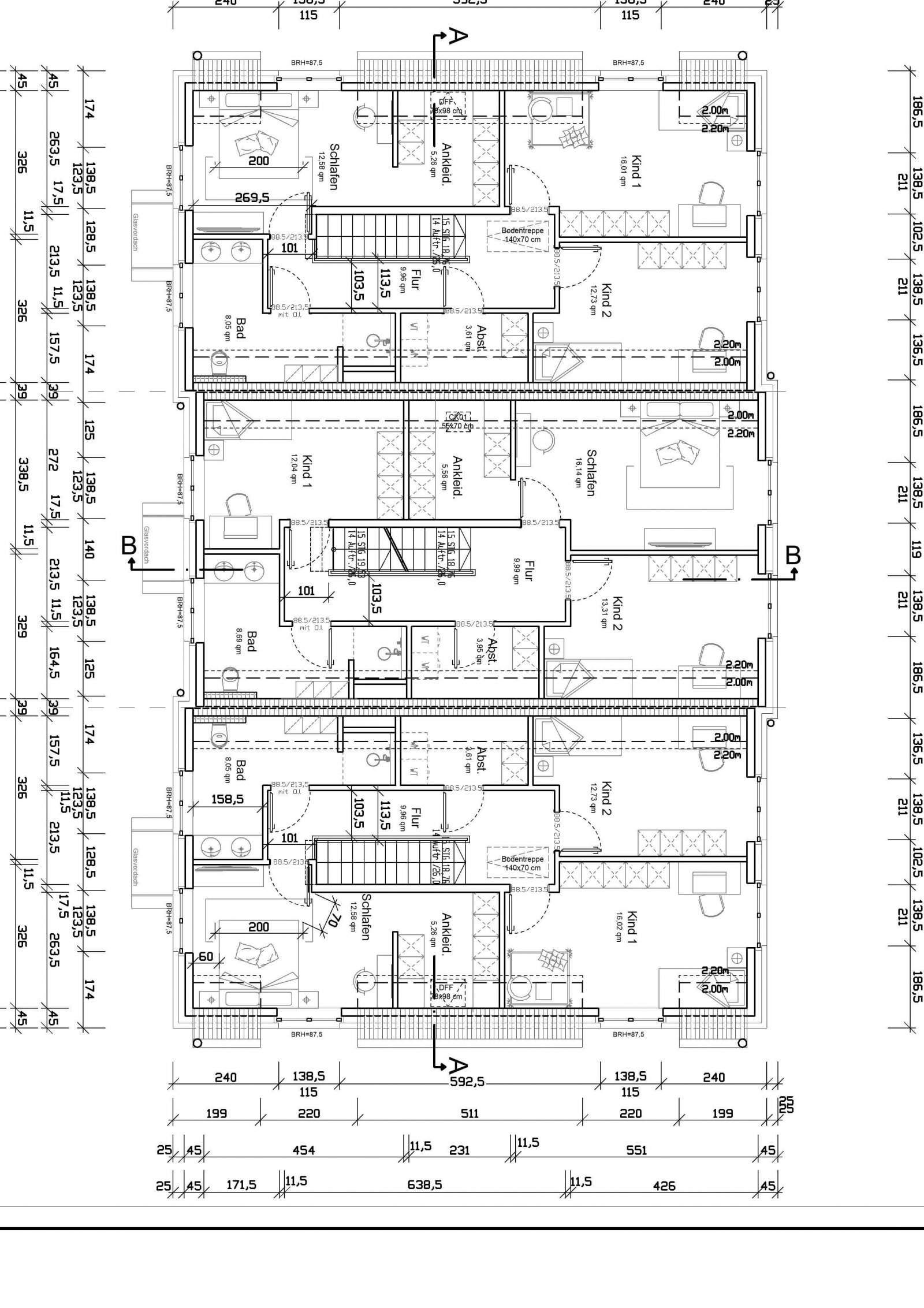 Grundriss Obergeschoß Grundriss Obergeschoß