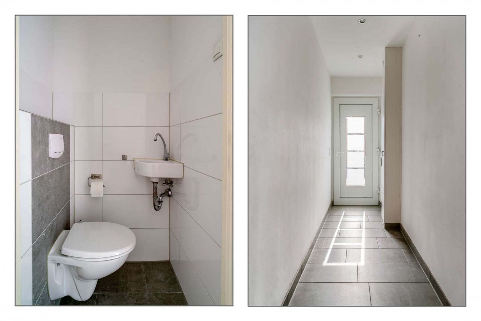 Badezimmer und Flur