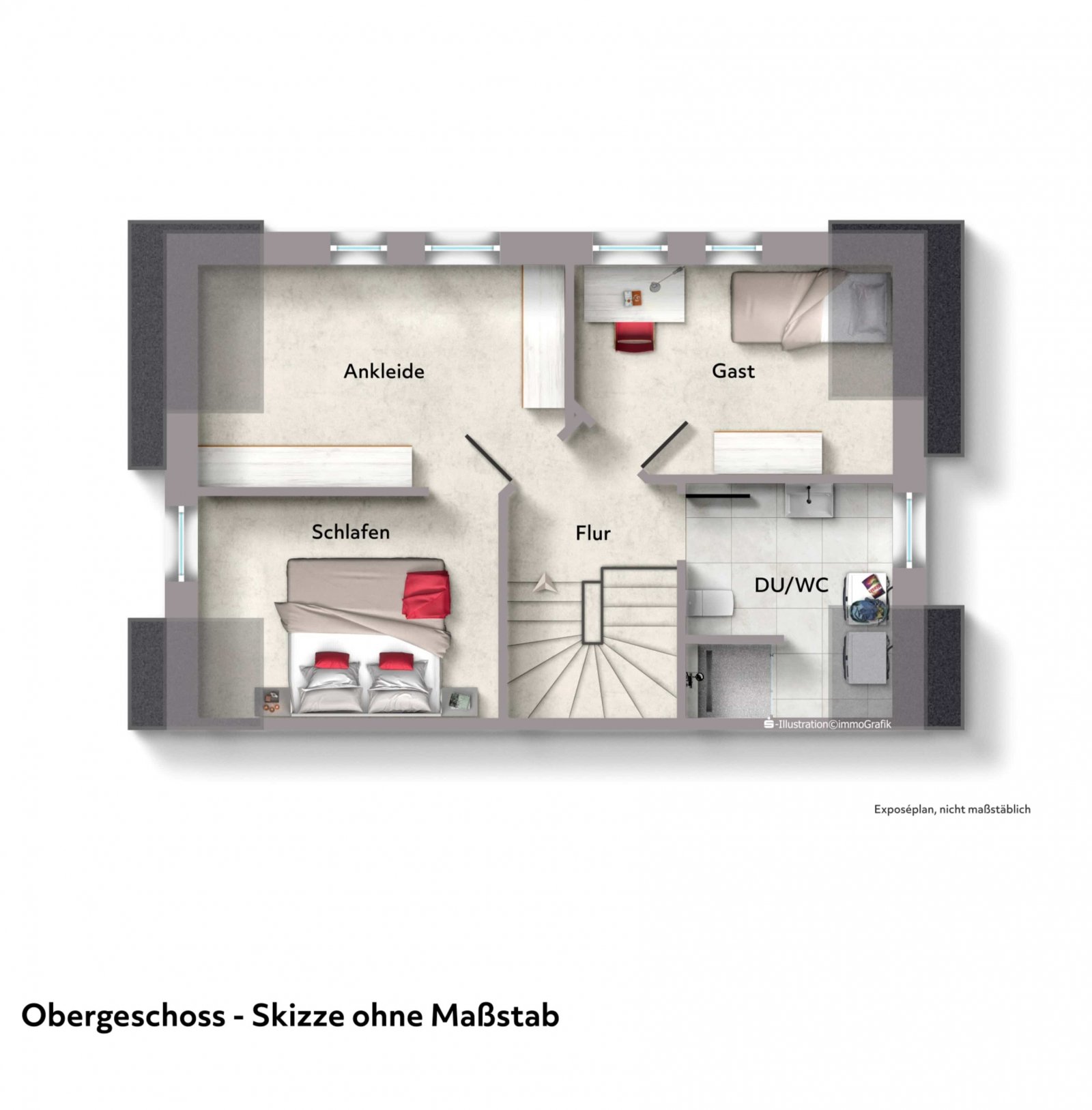 Grundriss Obergeschoss Grundriss Obergeschoss