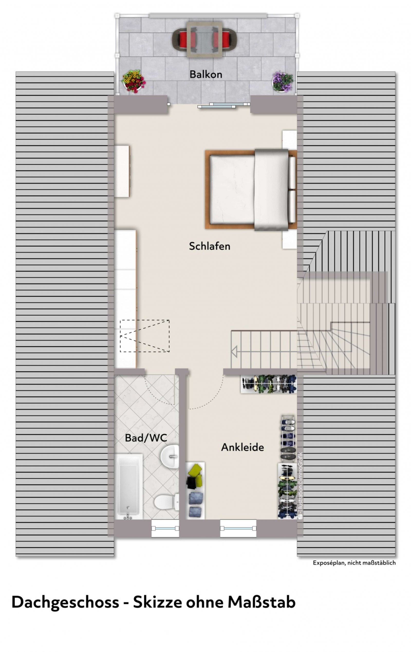 Grundriss Dachgeschoss