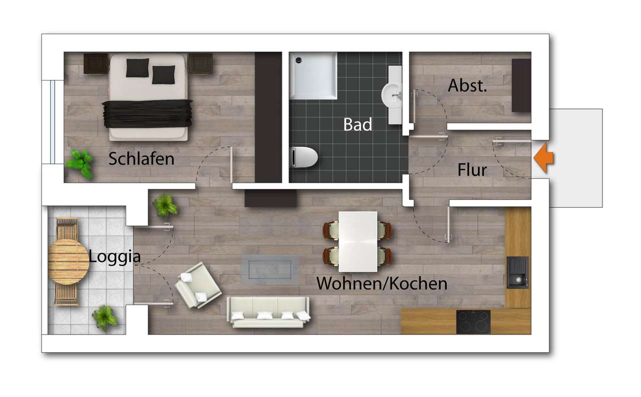 Grundriss_Oeding_2Z_moebliert Grundriss_Oeding_2Z_moebliert