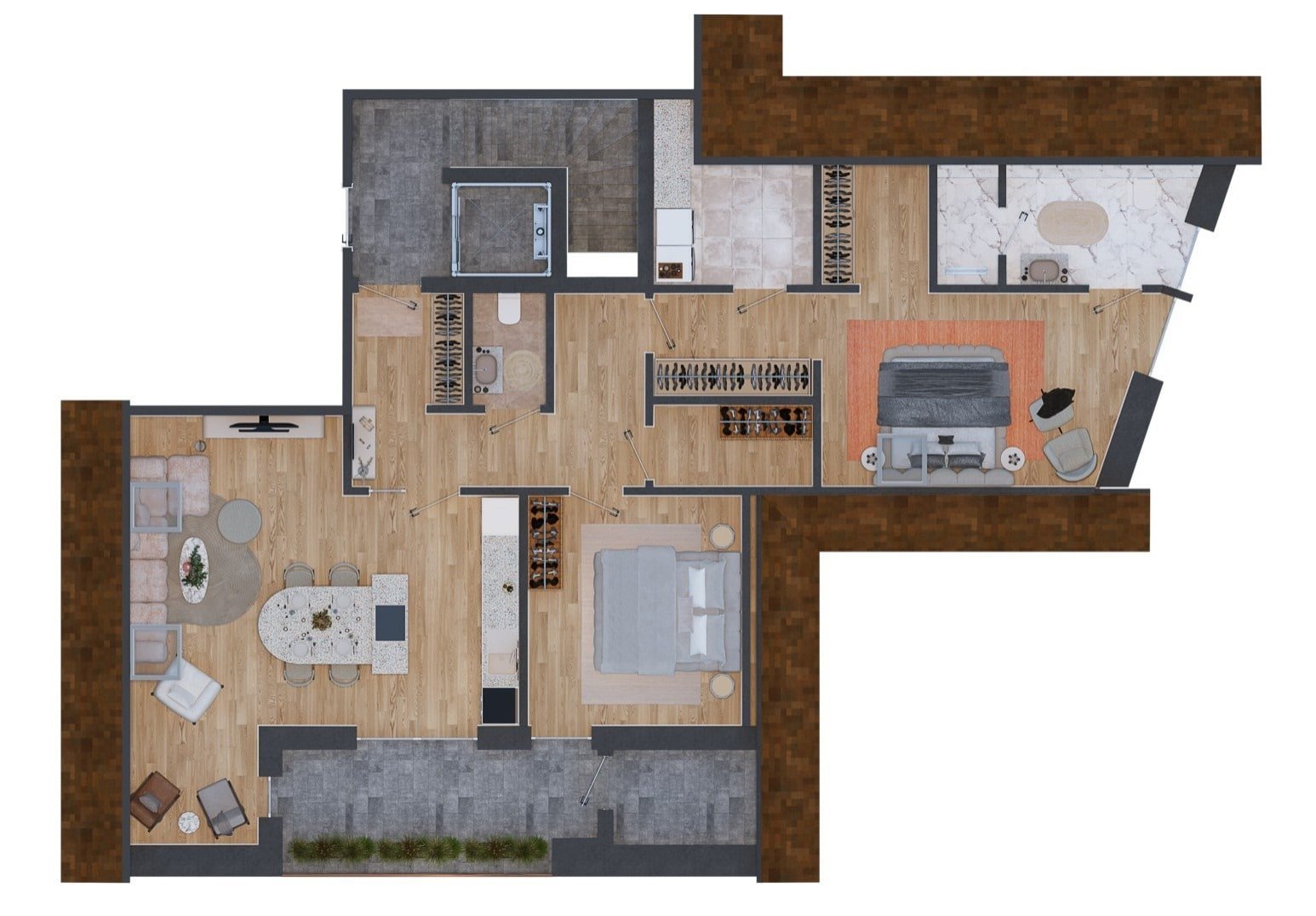 Grundriss Wohnung 10